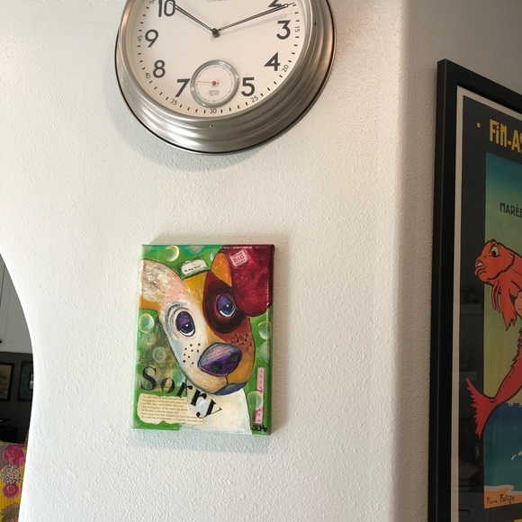 Uh Oh (ORIGINAL acrylic on canvas) - Picture 6 of 7